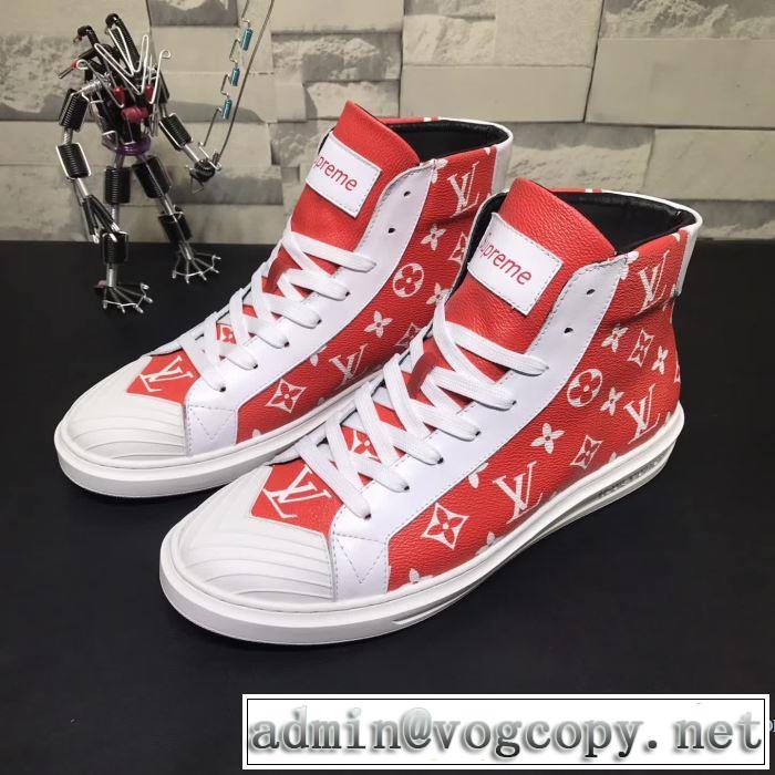 Louis Vuitton x Supreme コンフォート2017秋冬 ファション性の高い 首胸ロゴ