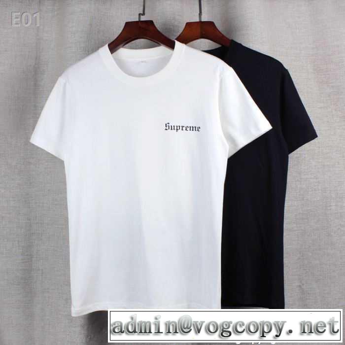 半袖Tシャツ2017新款 耐久性に優れ シュプリーム SUPREME 3色選択可