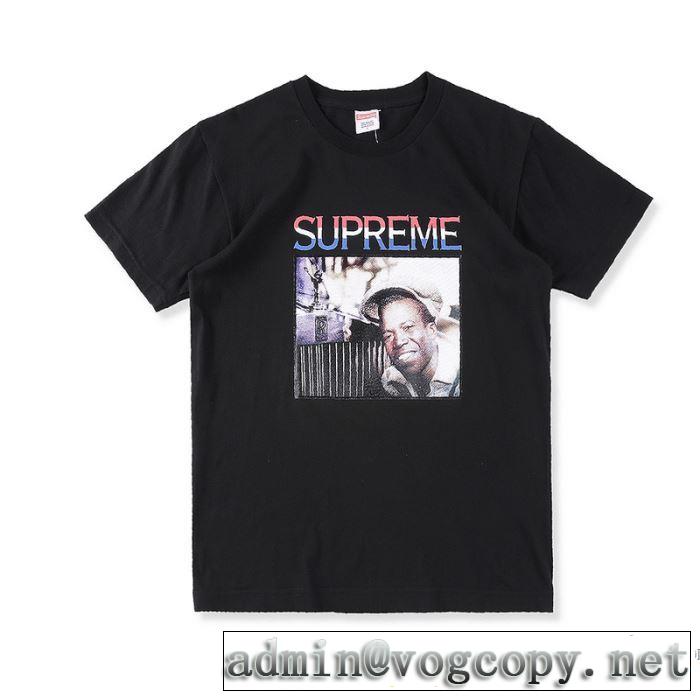 高級品 通販 2017春夏 贈り物にも◎ 2色可選 半袖Tシャツ シュプリーム SUPREME
