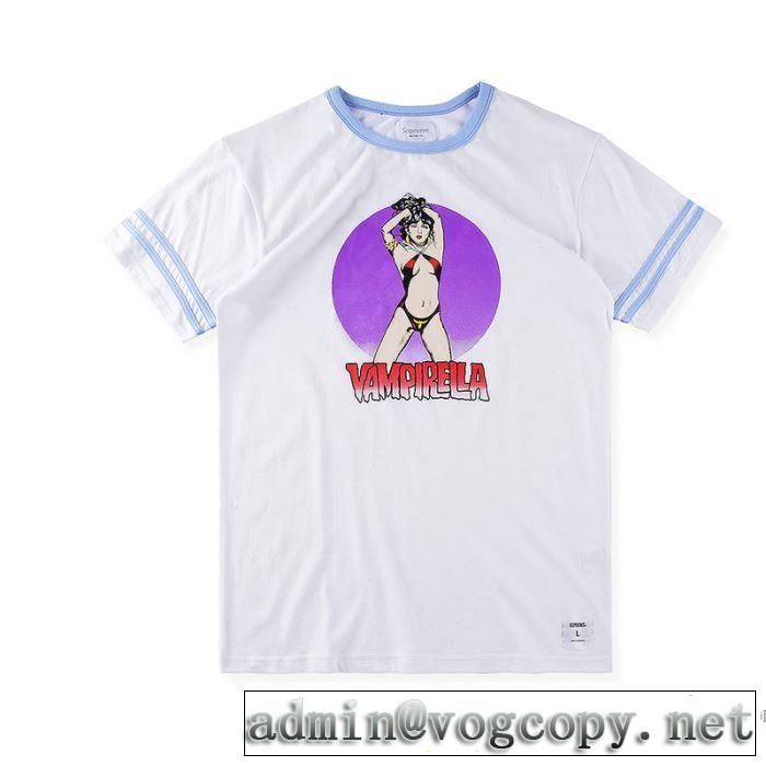 2色可選 2017春夏 高級感溢れるデザイン 半袖Tシャツ シュプリーム SUPREME