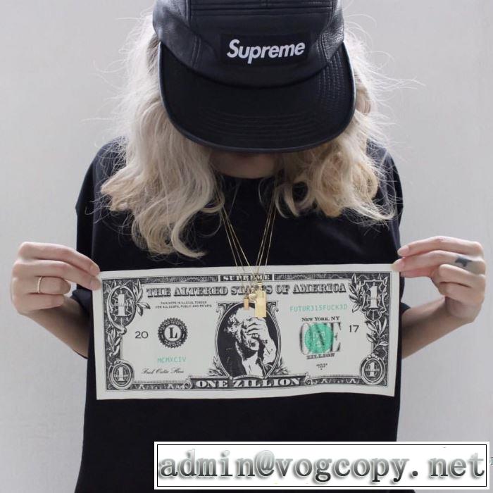 シンプル 2017新款 SUPREME高級品 通販4色可選 半袖Tシャツ シュプリーム