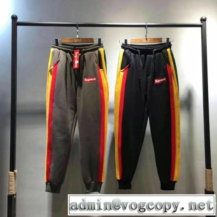 人気定番爆買いSUPREME シュプリーム格好 爆買い20172色可選 スエットパンツ