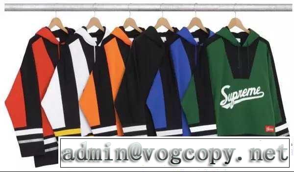 上品上質 17SS 3m reflective hooded hockey top 多色選択可 男女兼用 パーカー Supreme