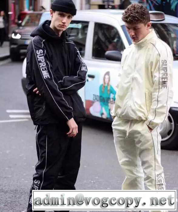 Striped Windbreaker 3色可選 ブルゾン ダスター コート  希少価値大！ Sup 17SS