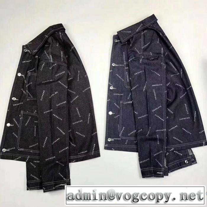 Supreme 17ss denin logo chore coat 人気商品登場 2色可選 2017秋冬 満足できるコート