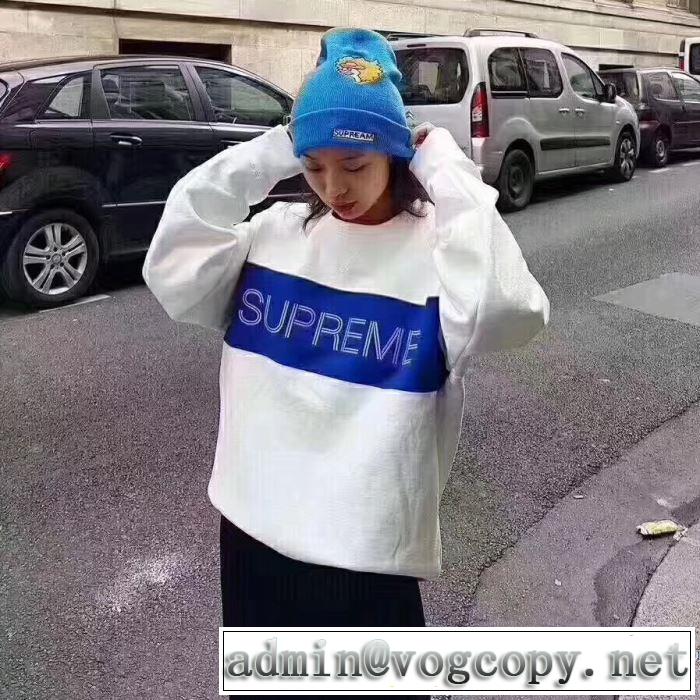 2017秋冬季超人気4色可選 大絶賛の履き心地! プルオーバーパーカー シュプリーム SUPREME