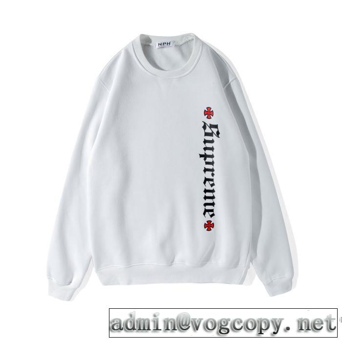 2017秋冬季超人気  SUPREME 3色可選落ち着いた感覚プルオーバーパーカー シュプリーム