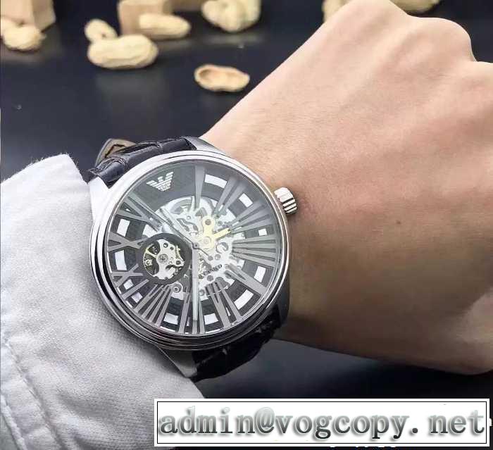 17SS超人気美品◆ 透かし彫りムーブメント アルマーニ ARMANI AR4629 男性用腕時計 多色選択可