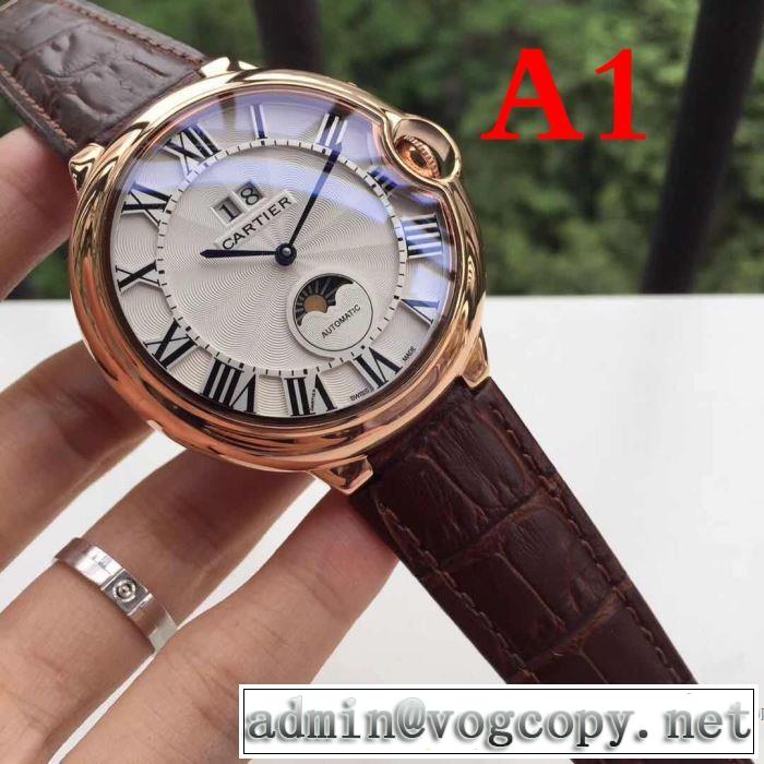 お得HOT カルティエ CARTIER 2017大好評 機械式（自動巻き）ムーブメント 男性用腕時計 多色可選