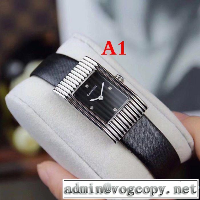爆買い大得価 4色可選 2017 カルティエ CARTIER 女性用腕時計 輸入クオーツムーブメント