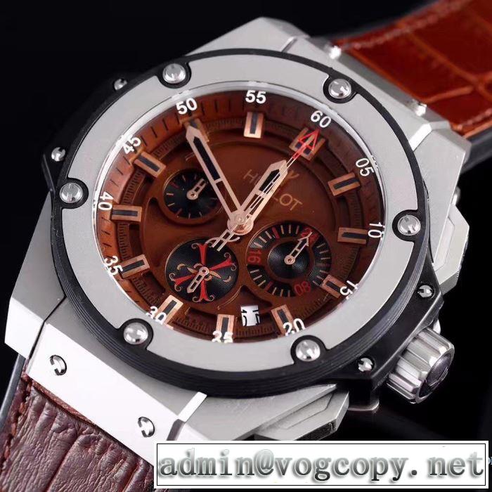 驚きの破格値2017 超人気専門店ウブロ HUBLOT 男性用腕時計ミネラルガラス 3色選択可45mm*13mm
