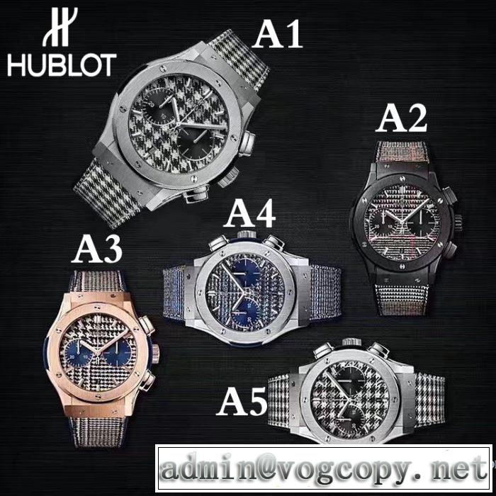 歓迎なレットショップ 2017新作 ウブロ HUBLOT 男性用腕時計 5色可選