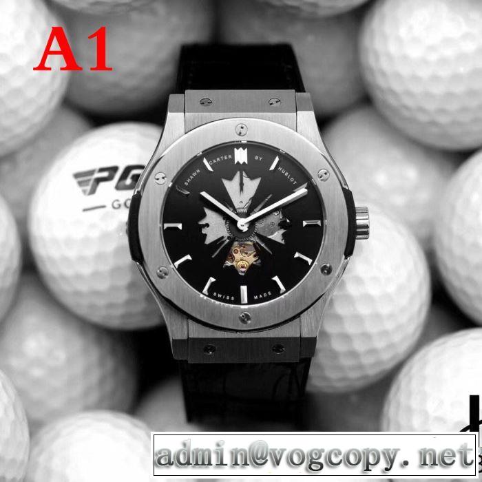 4色可選 主役になる存在感 2017お得HOT ウブロ HUBLOT 男性用腕時計