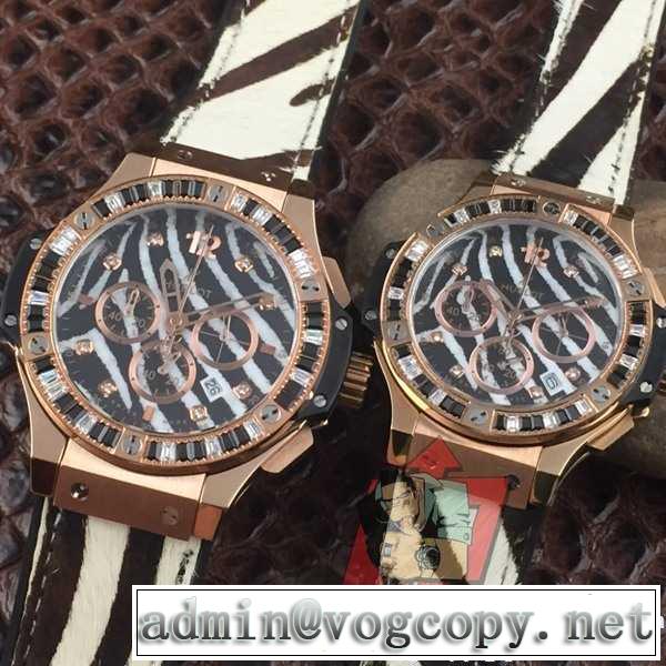 人気雑誌掲載 2017春夏 ウブロ HUBLOT 恋人腕時計 3色可選 ラバー