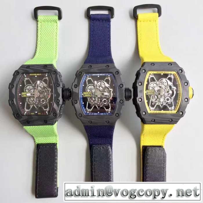 着心地抜群 2017春夏 RICHARD MILLE 上級男性用腕時計 多色選択可