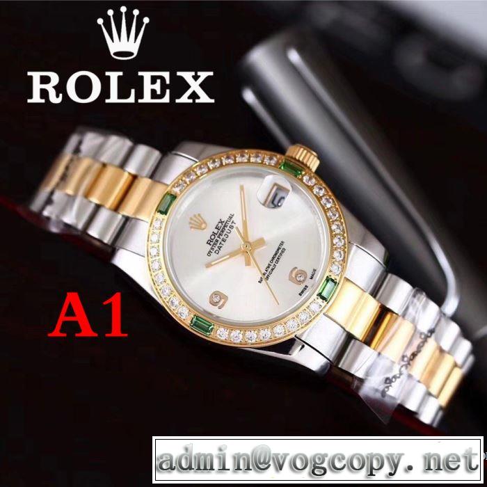 特別価格！2017新作 ロレックス ROLEX 輸入クオーツムーブメント 女性用腕時計 多色選択可