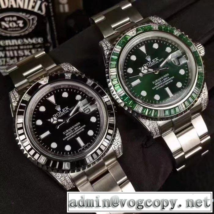 ロレックス優れた品質 ROLEX 品質保証2017  サファイヤクリスタル風防男性用腕時計4色選択可