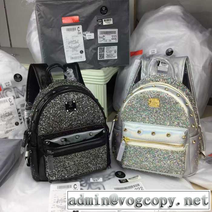 新品 首胸ロゴ MCM エムシーエム コピー リュック、バックパック 2017 多色選択可