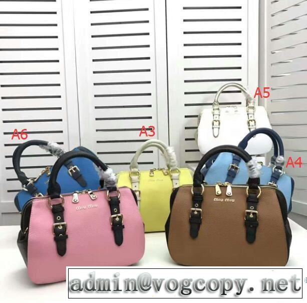 ハンドバッグ お得新品激安大特価 2017ミュウミュウ MIUMIU 6色選択可