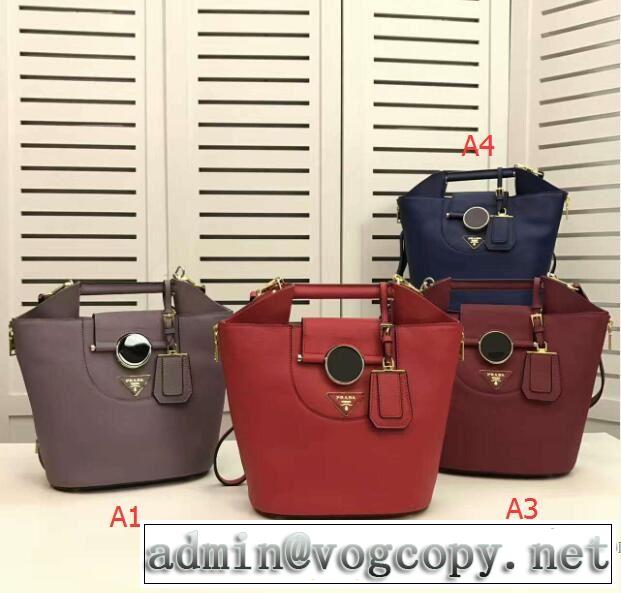 4色選択可プラダ PRADA ハンドバッグ高級感を引き立てる 2017-2017年モデル入荷