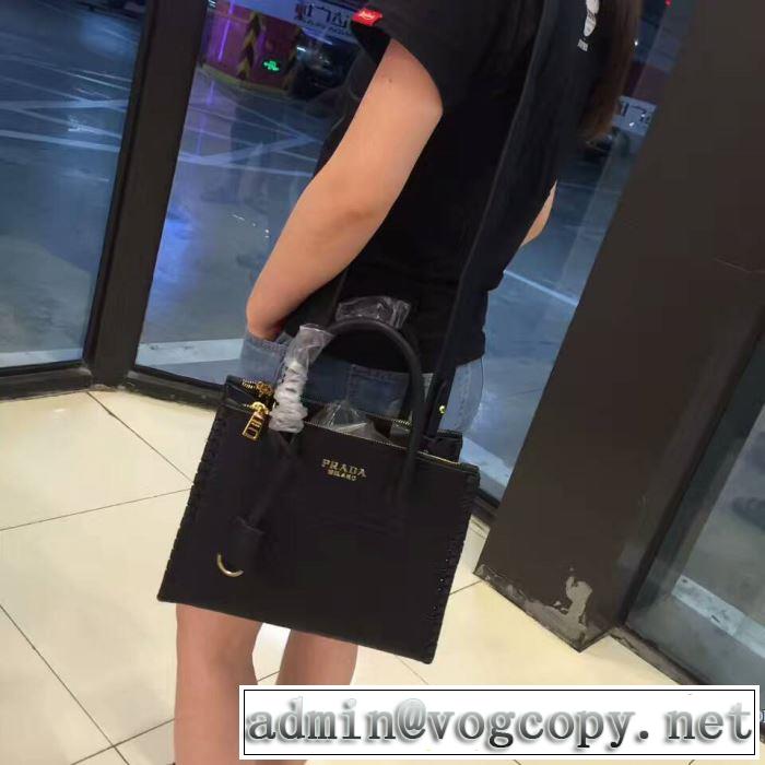 お買い得品質保証 2017SSプラダ PRADA 3色選択可 手持ち&ショルダー掛け
