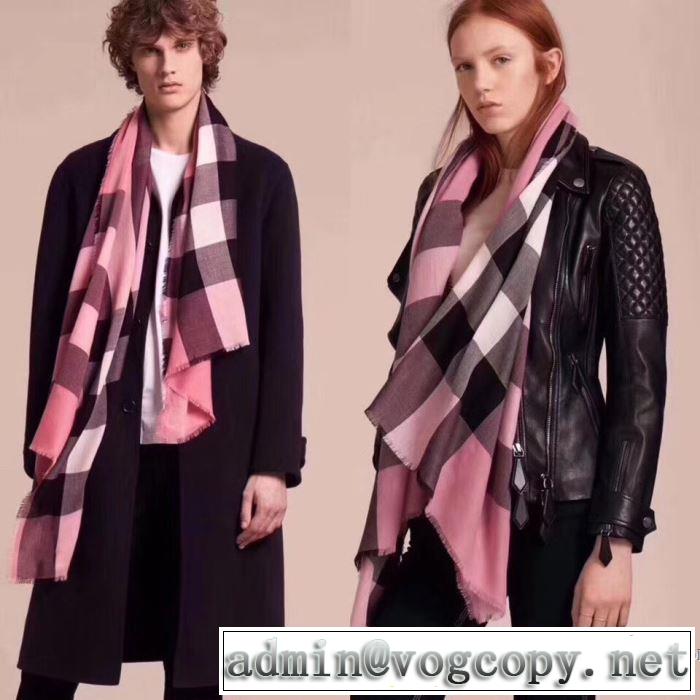 大満足 2017新款 あったか発熱 バーバリー BURBERRYロングマフラー 3色選択可