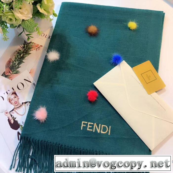愛らしさ抜群！2017秋冬季 ロングマフラー フェンディ FENDI 爆買い定番人気 多色選択可