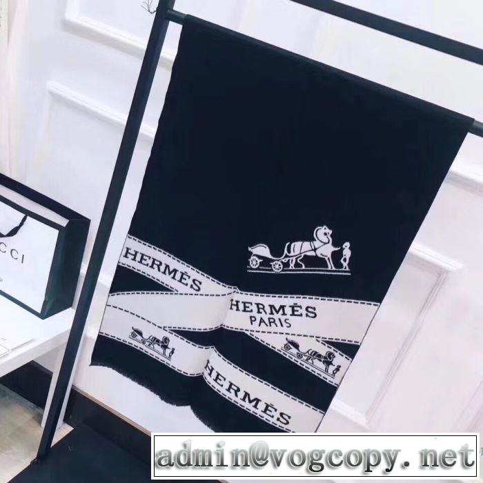 4色選択可持ち運びしやすい エルメス HERMES 2017秋冬季爆買い正規品ロングマフラー