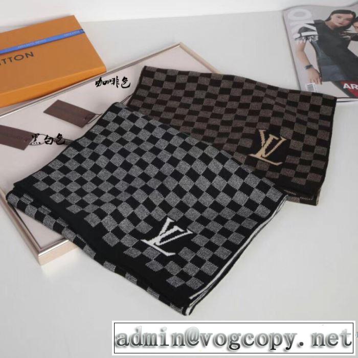 大好評 2017秋冬季 ルイ ヴィトン LOUIS VUITTON ロングマフラー 2色選択可