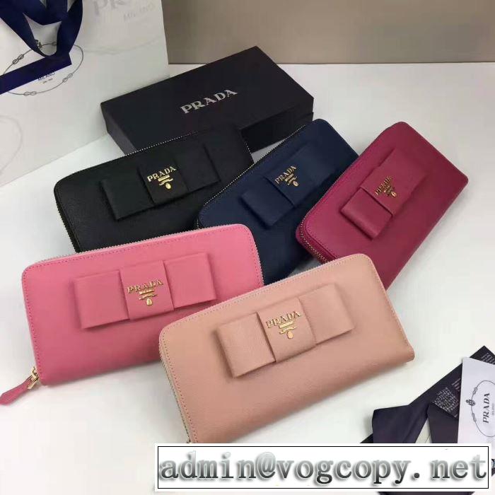 重宝するアイテム プラダ PRADA2017夏季 長財布 多色可選 HOT本物保証