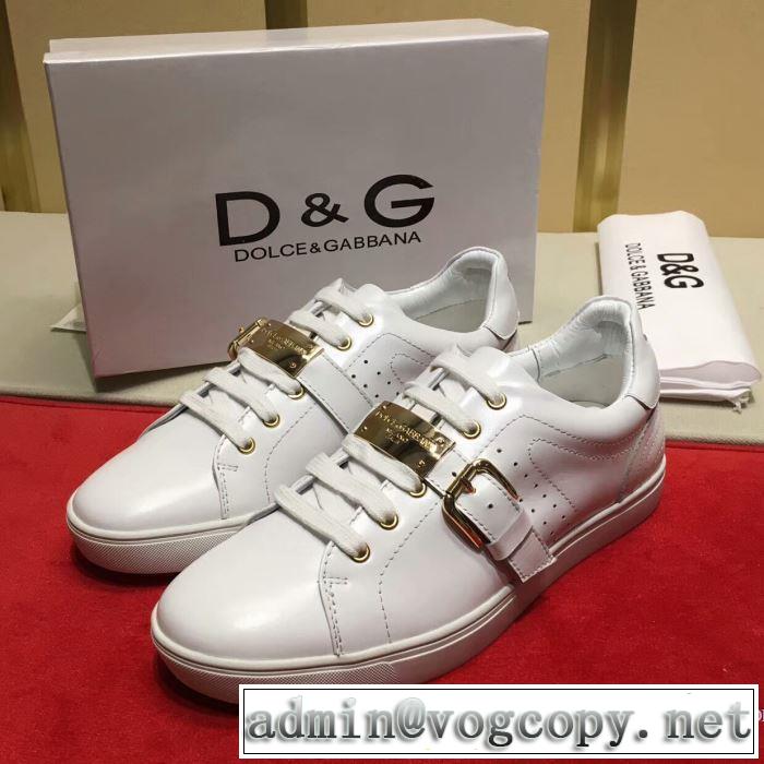 オリジナル  2017秋冬季超人気 フラットシューズ 2色可選ドルチェ＆ガッバーナ DOLCE&GABBANA