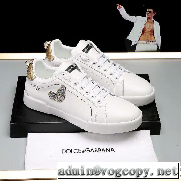 人気 ランキング 2017ドルチェ＆ガッバーナ DOLCE&GABBANA フラットシューズ