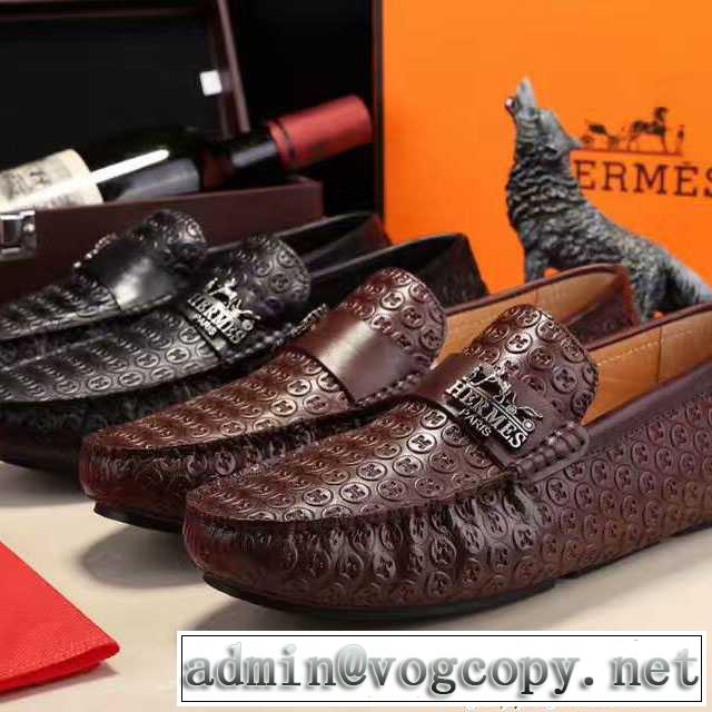 2017春夏 エルメス 風合いが出る HERMES カジュアルシューズ 2色可選 防水機能に優れ