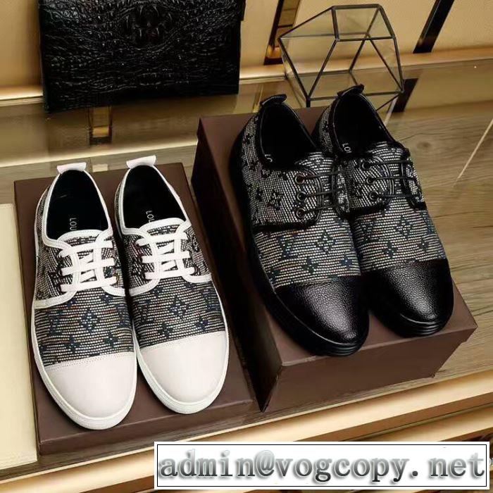 人気激売れ 2017 カジュアルシューズ 2色可選ルイ ヴィトン LOUIS VUITTON 軽量で疲れにくい