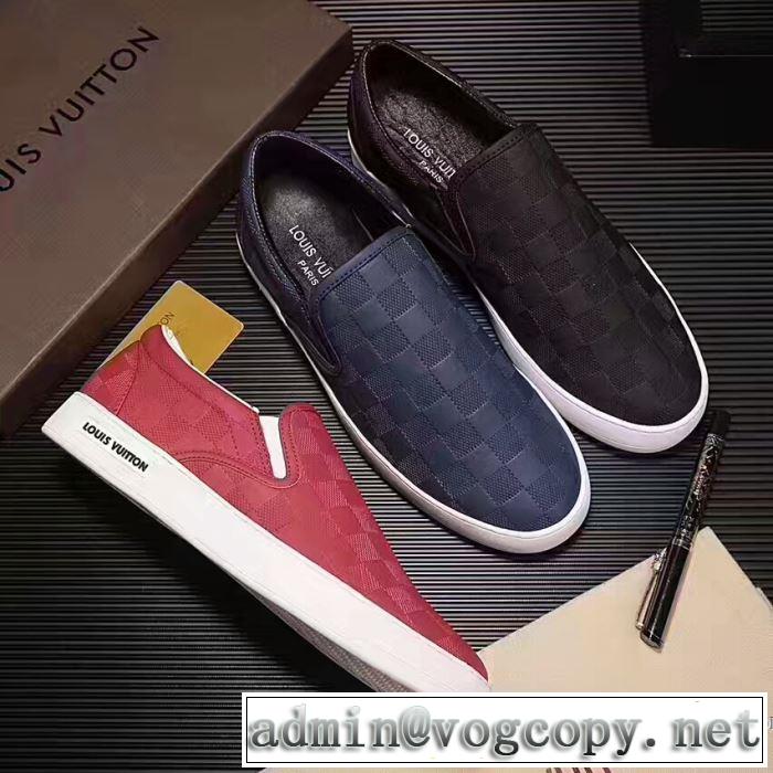 ファション性の高い 17SS 3色可選高機能防滑ソール フラットシューズ ルイ ヴィトン LOUIS VUITTON