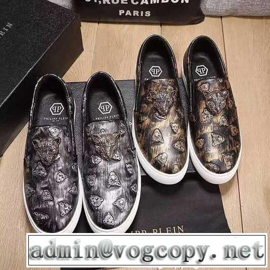 17SS フィリッププレイン PHILIPP PLEIN デザイン性の高い フラットシューズ 2色可選 海外販売