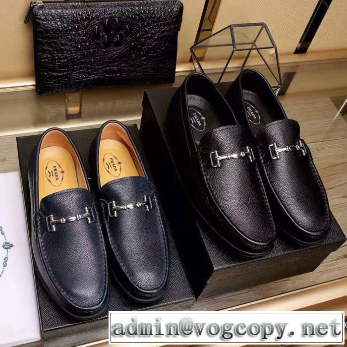 ビジネスシューズ 2色可選 上品上質17SS プラダ PRADA