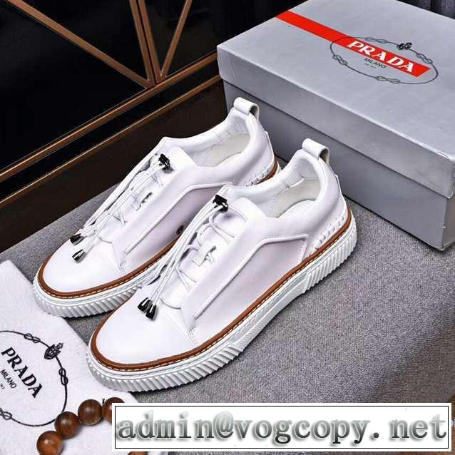 人気ブランド プラダ PRADA 2色可選 品質保証2017 フラットシューズ