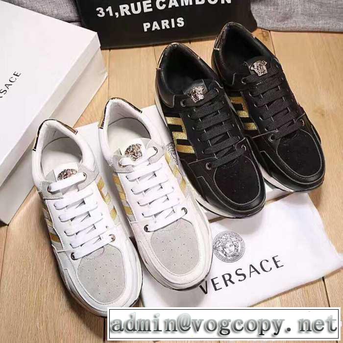 大人気☆NEW!! 2017春夏 ヴェルサーチ VERSACE スニーカー 2色可選