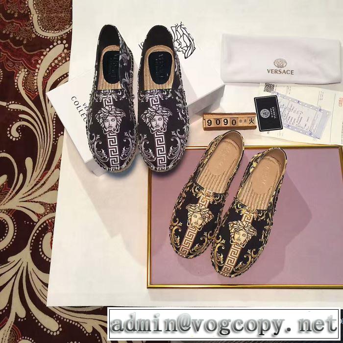 VERSACE ヴェルサーチ豊富なサイズ2色可選 カジュアルシューズ 足馴染みのいい