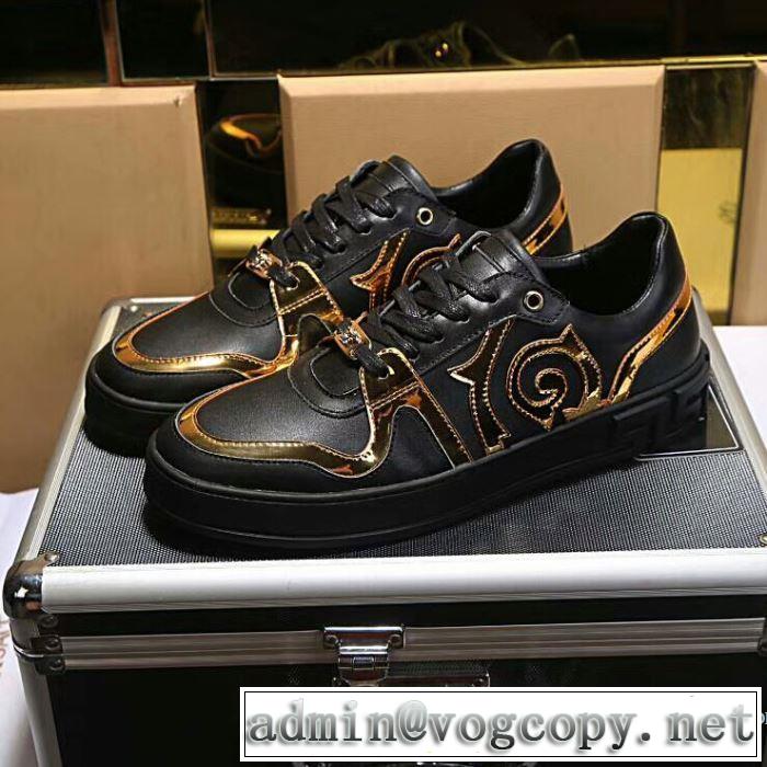 カジュアルシューズ今買い◎得 ヴェルサーチ  VERSACE 品質保証2017