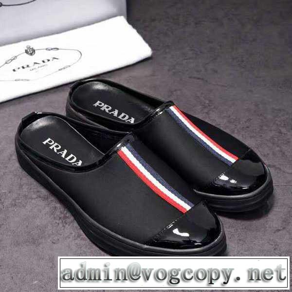 2017 プラダ PRADA 落ち着いた感覚 サボサンダル おしゃれも譲れない