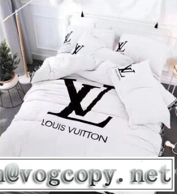 希少価値大！ ルイ ヴィトン LOUIS VUITTON 寝具セット 2017秋冬 4点セット 多色可選