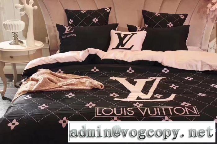 ルイ ヴィトン LOUIS VUITTON 寝具セット 2017秋冬 4点セット 大人キレイに仕立てる