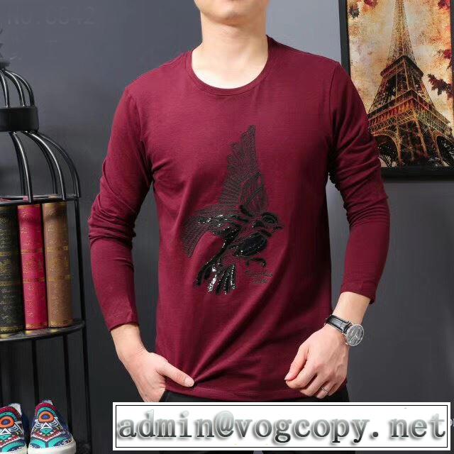 2017春夏 アルマーニ ARMANI 3色可選 大好評? 追跡あり☆入手困難!! 長袖Tシャツ