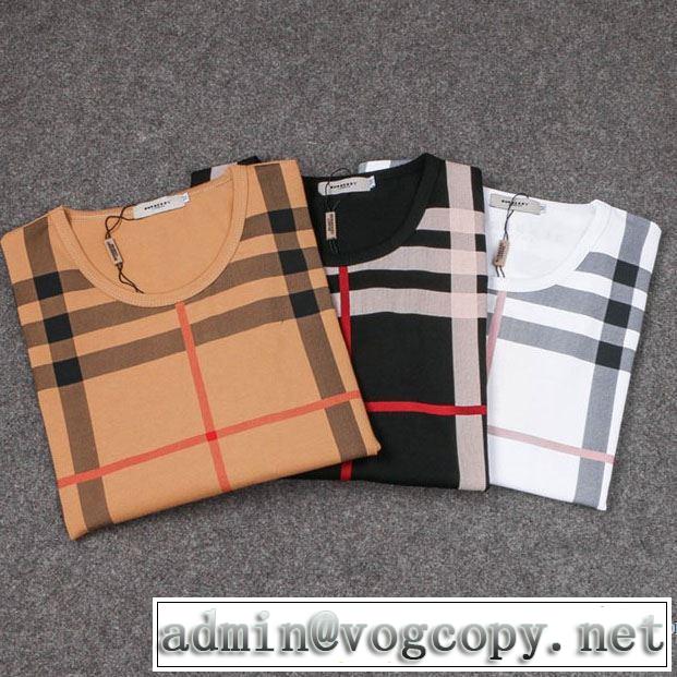 3色可選 2017秋冬 長袖Tシャツ バーバリー BURBERRY お洒落に魅せる