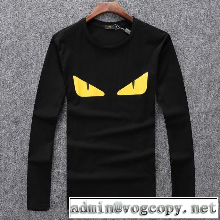 フェンディ FENDI 長袖Tシャツ 上品上質 2017秋冬 3色可選 最安値に挑戦