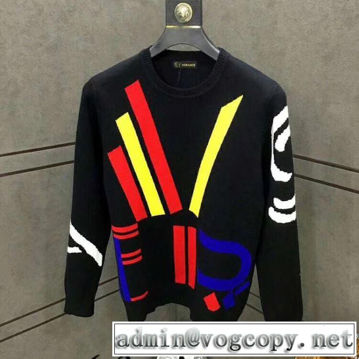 超目玉2017秋冬季超人気 ヴェルサーチ VERSACE ニットウェアエレガントな装い