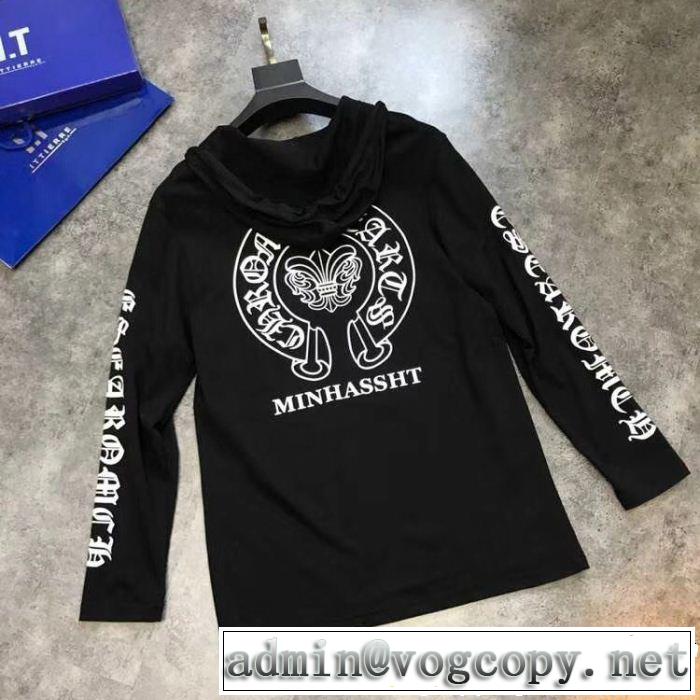CHROME HEARTS 長袖/Tシャツ稀少*入手困難 2018新品入荷ファッションスタッズクロムハーツ