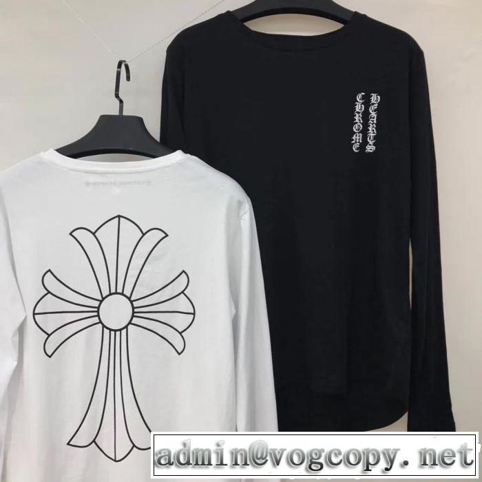 今年人気定番クロムハーツ CHROME HEARTS 長袖/Tシャツ 2色可選2018新品入荷